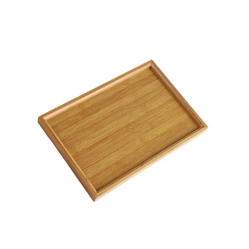 Ovelle Rectangular Wood Tray | Serving & Countertop Organizer