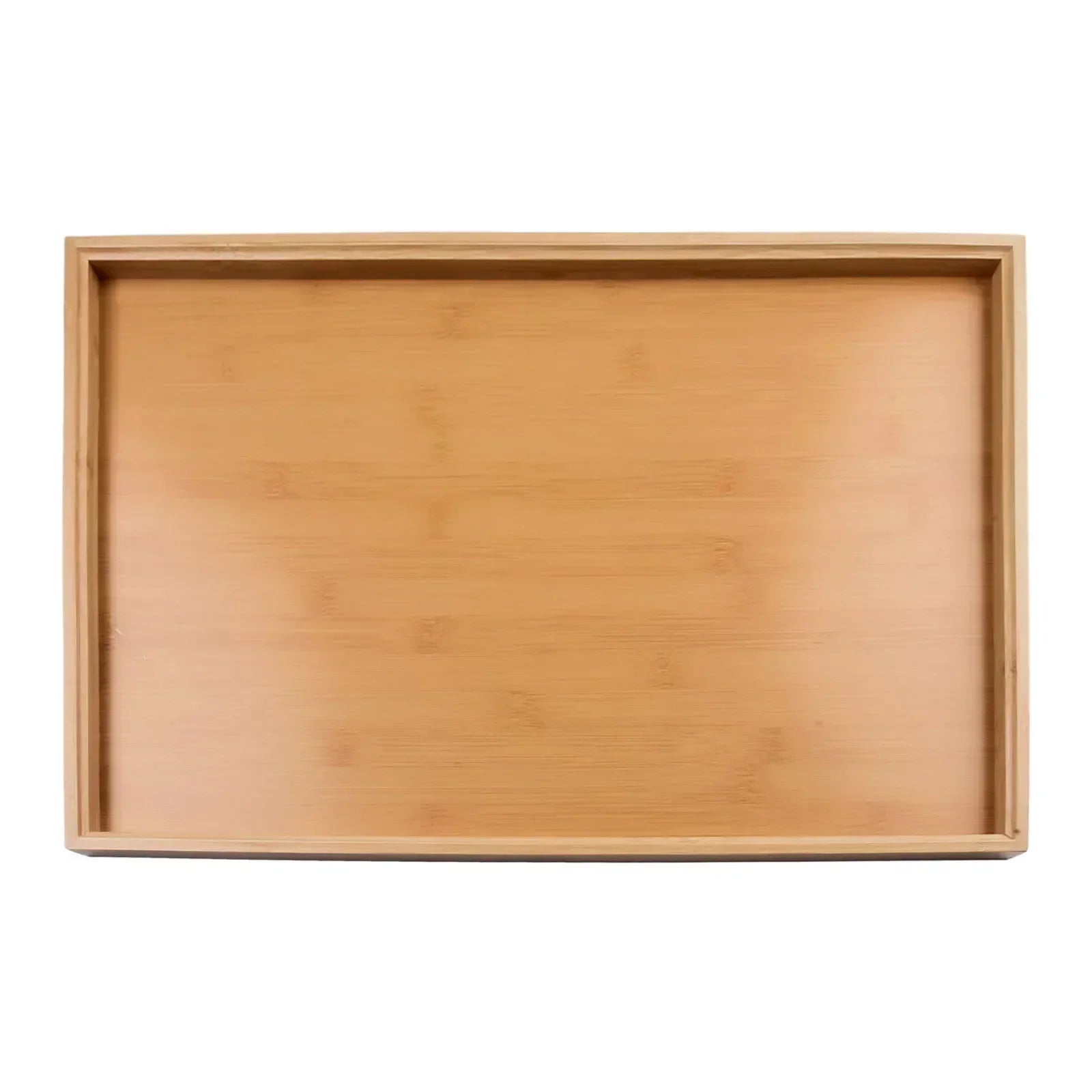 Ovelle Rectangular Wood Tray | Serving & Countertop Organizer