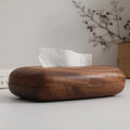 Ovelle Solid Wood Tissue Box Cover | Elegant Napkin Dispenser